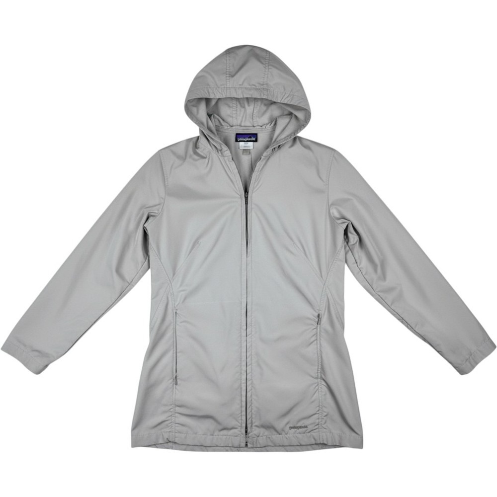 VTG Patagonia Winds-Day Jacket Women's 6 Khaki Hooded Windbreaker 2004 Gorpcore